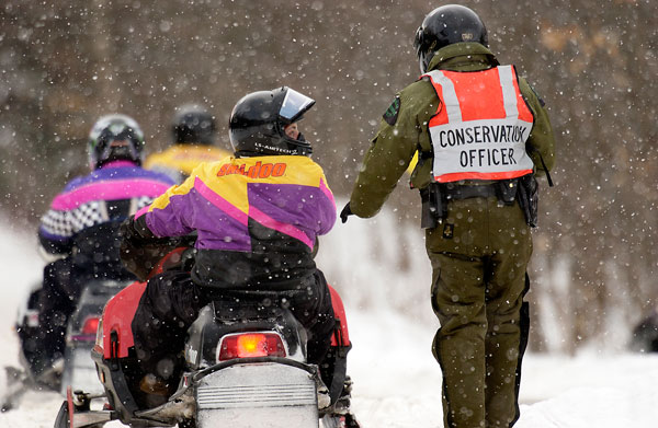 snowmobile Conservation Officer